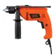 Taladro Percutor Black & Decker 1/2" 650W + Guantes Lentes Caja Plástica